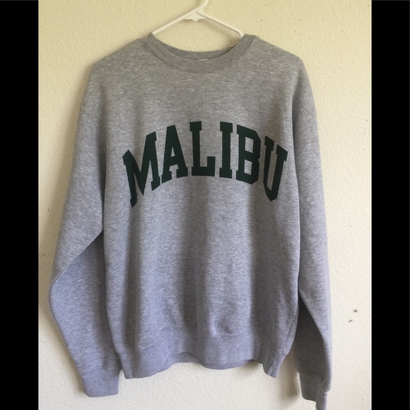 Brandy Melville gray Erica Malibu sweatshirt - Picture 4 of 4